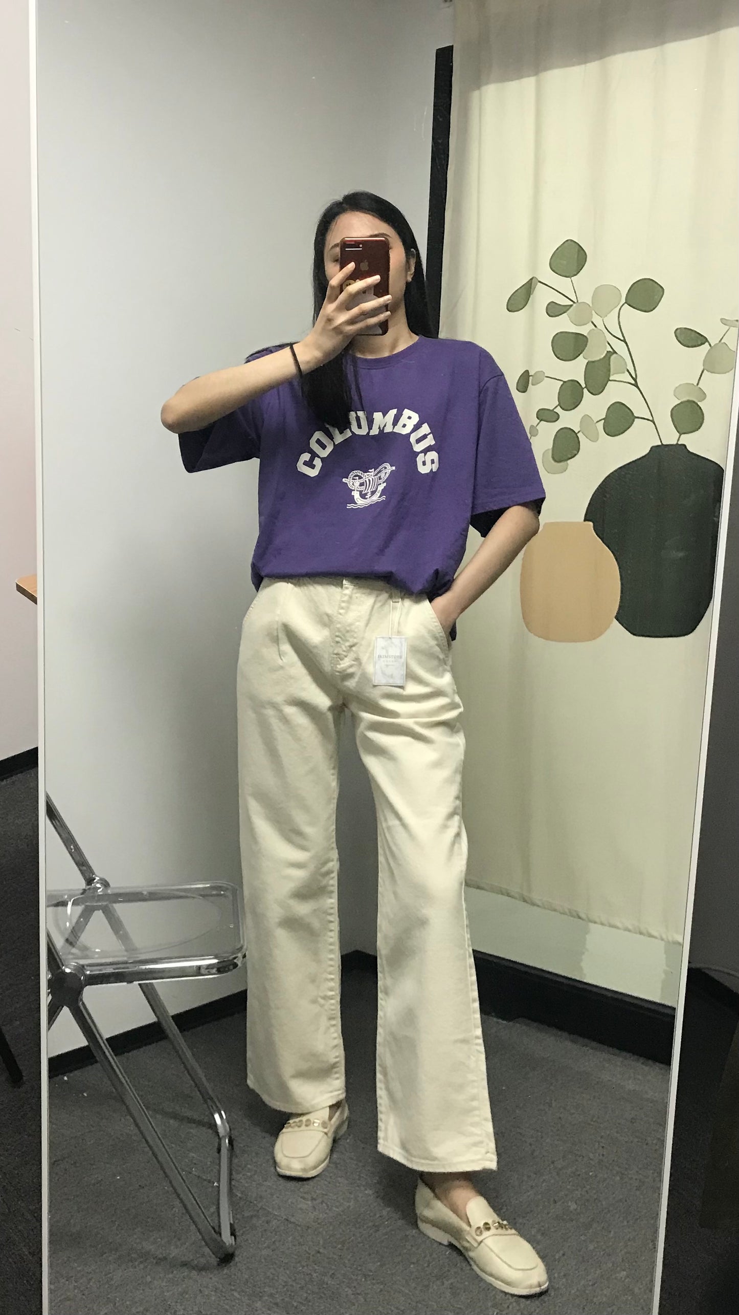 【現貨Purple】oversize海軍風短袖T恤 <KR> - IKIMSTORE