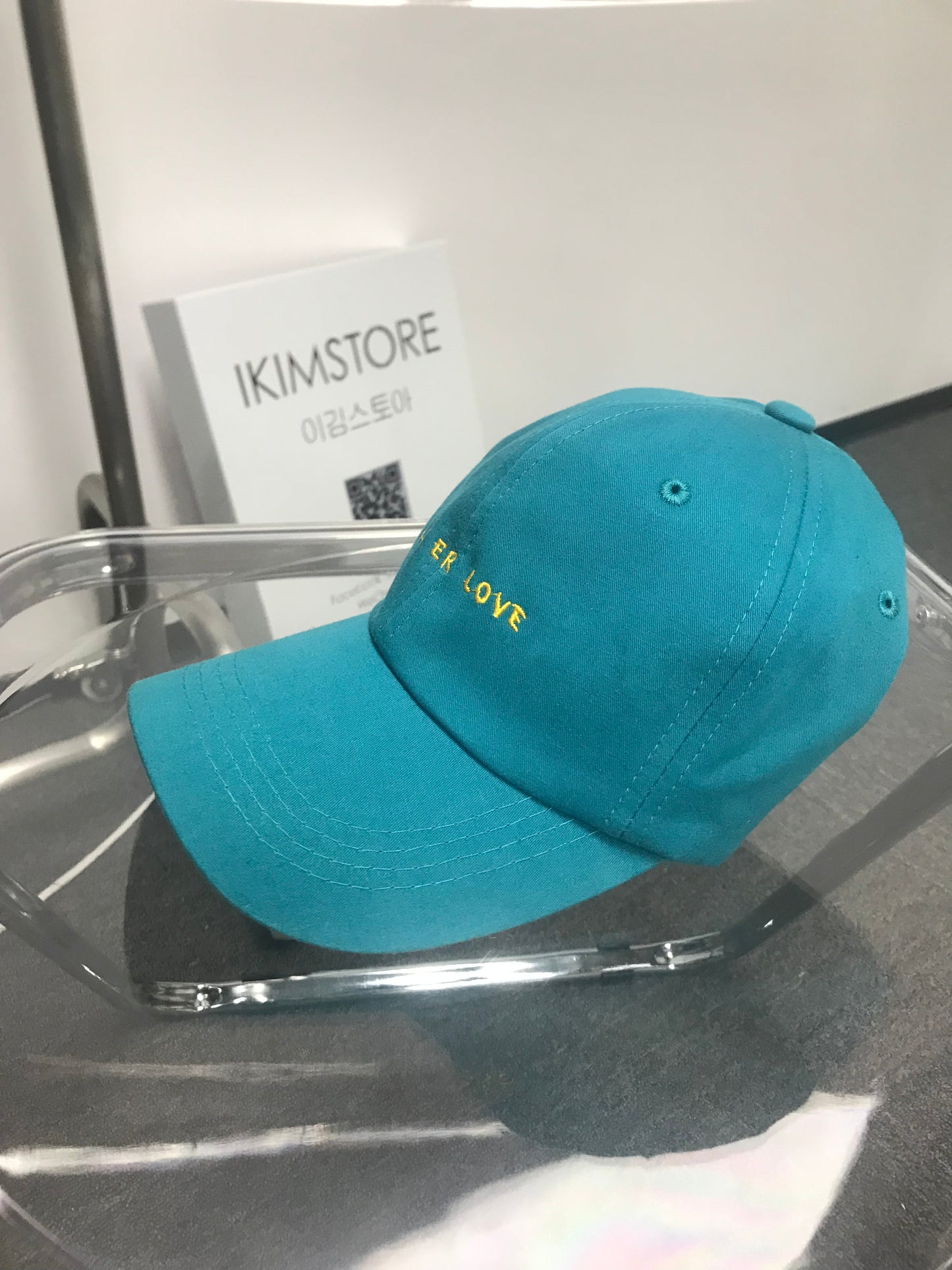 💛Alt er Love韓製湖水藍棒球帽<KR> - IKIMSTORE