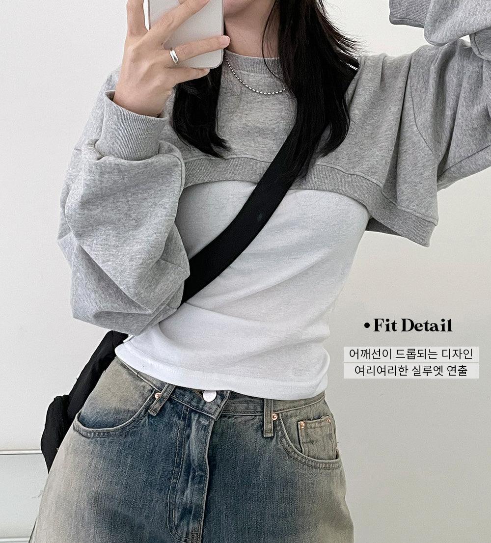 🇰🇷韓製Bolero短版衛衣<KR> - IKIMSTORE