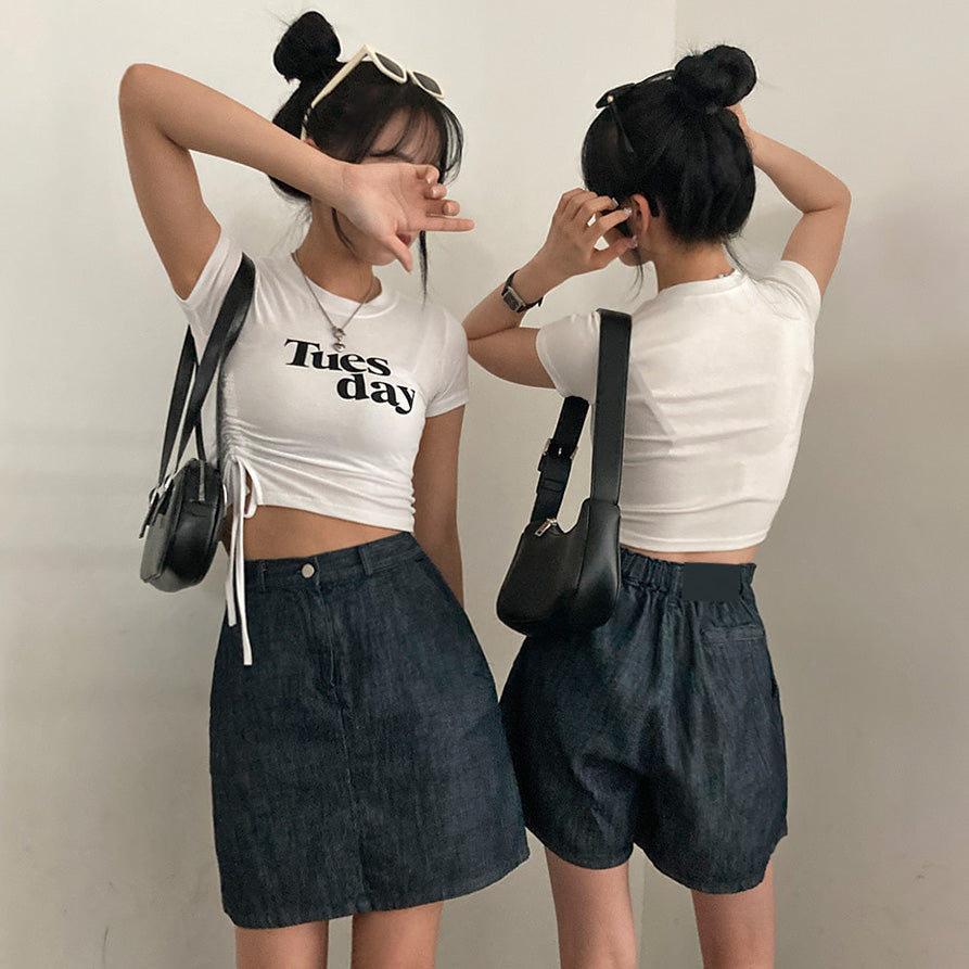 【薄款🍨/後鬆緊腰】🇰🇷韓製原色牛仔短褲&牛仔短裙(S-2XL)
