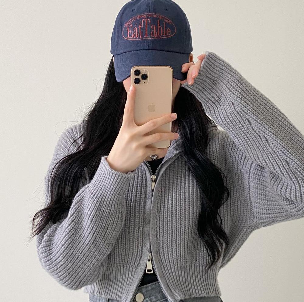 韓製EátTable刺繡棒球帽 - IKIMSTORE