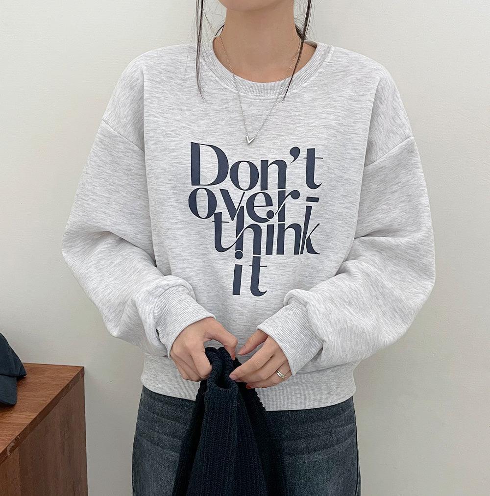 【現貨Oat】Dont韓製短款衛衣(4color)<KR> - IKIMSTORE
