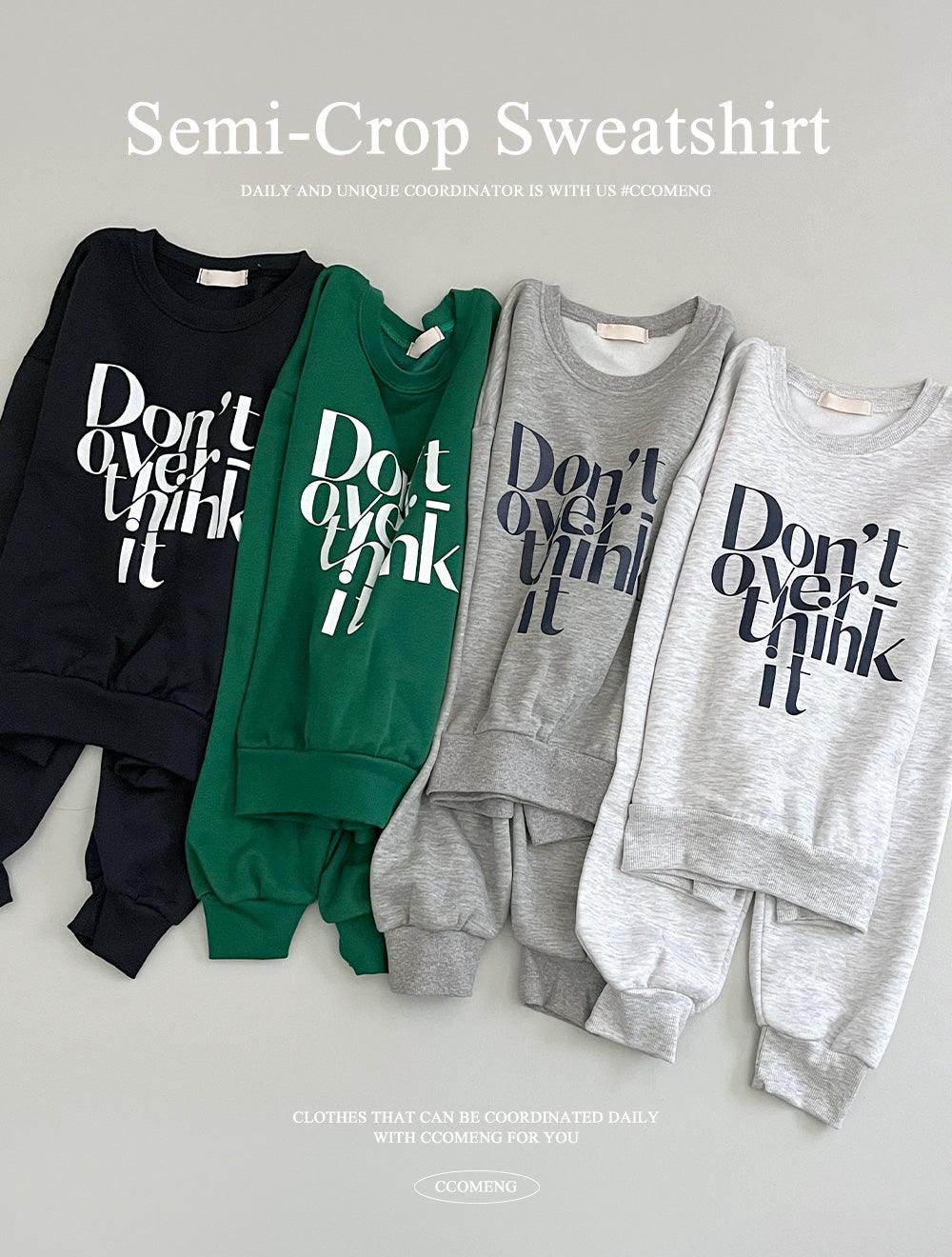 【現貨Oat】Dont韓製短款衛衣(4color)<KR> - IKIMSTORE