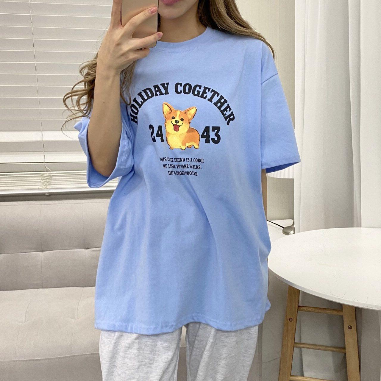 🐶柯基狗仔短袖T恤<KR> - IKIMSTORE