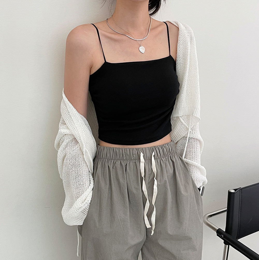 【2件起$139件✨/連Pad】韓製抽褶方領Bra Top
