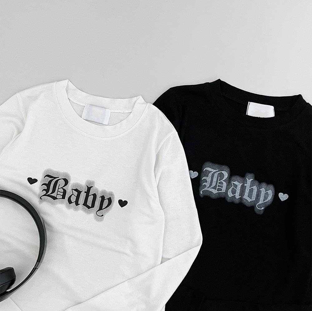 韓製Baby短款長袖T恤<KR> - IKIMSTORE
