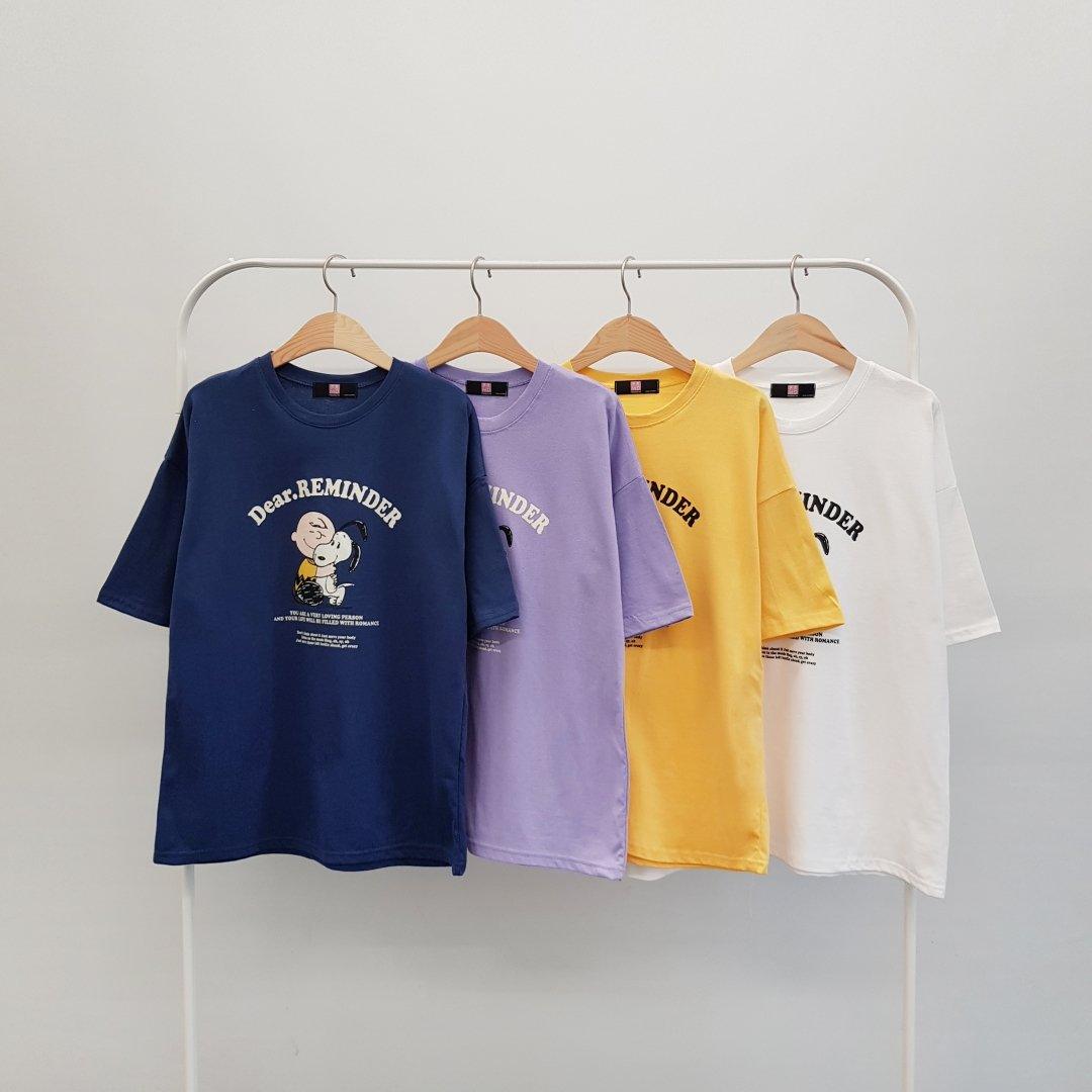Snoopy & Friends短袖T恤 <KR> - IKIMSTORE