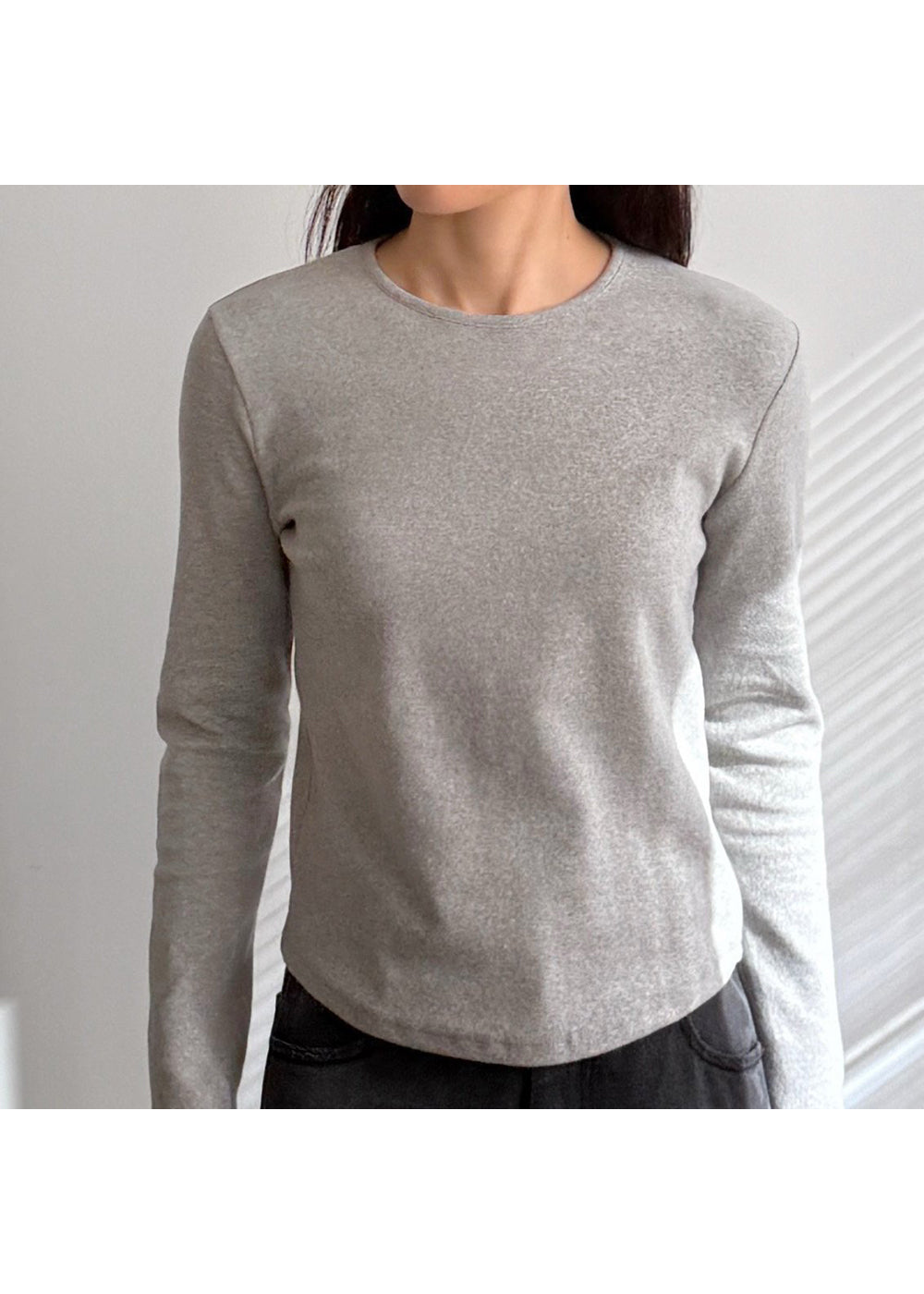 ☁️軟軟糯糯長袖圓領T恤