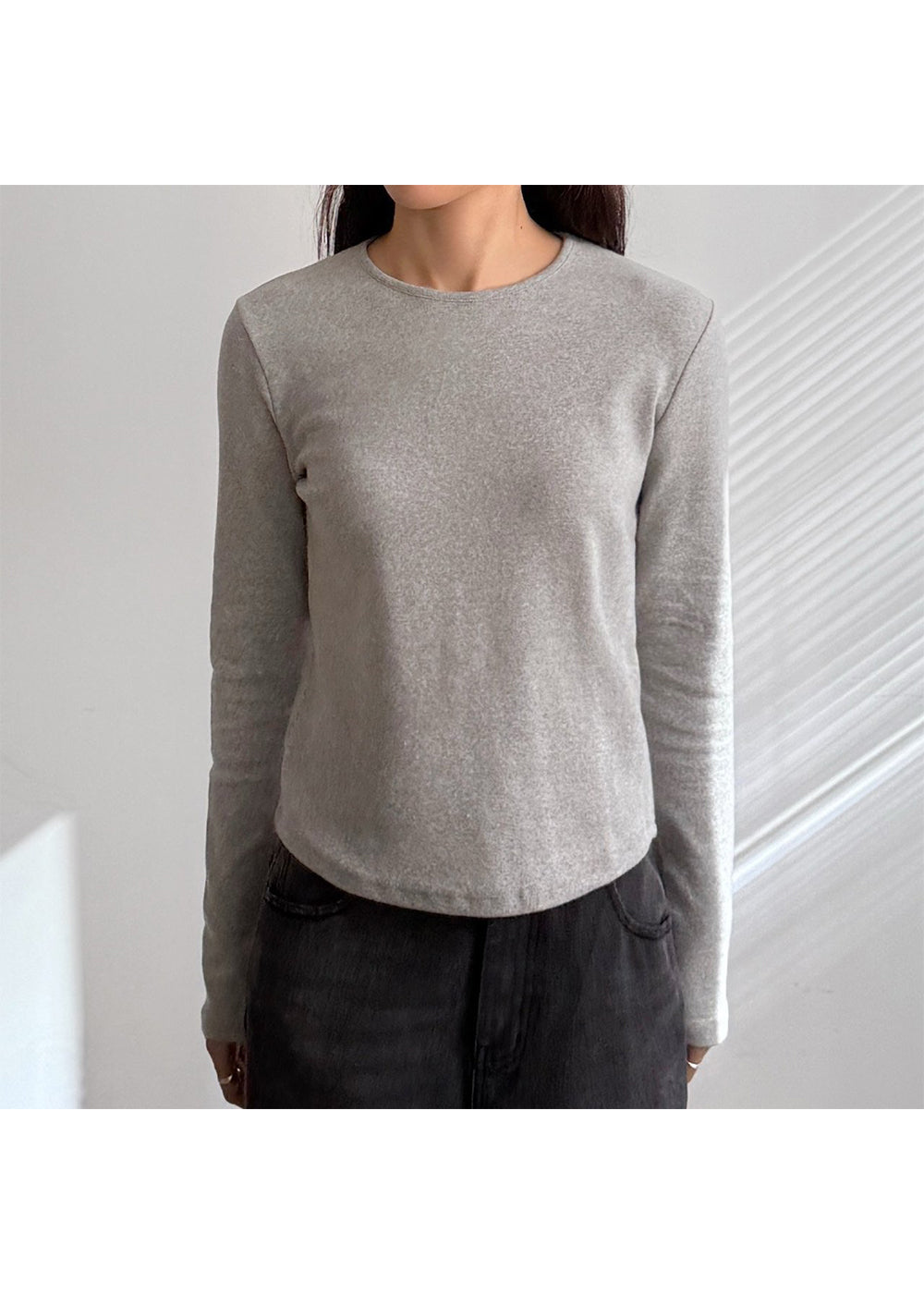 ☁️軟軟糯糯長袖圓領T恤