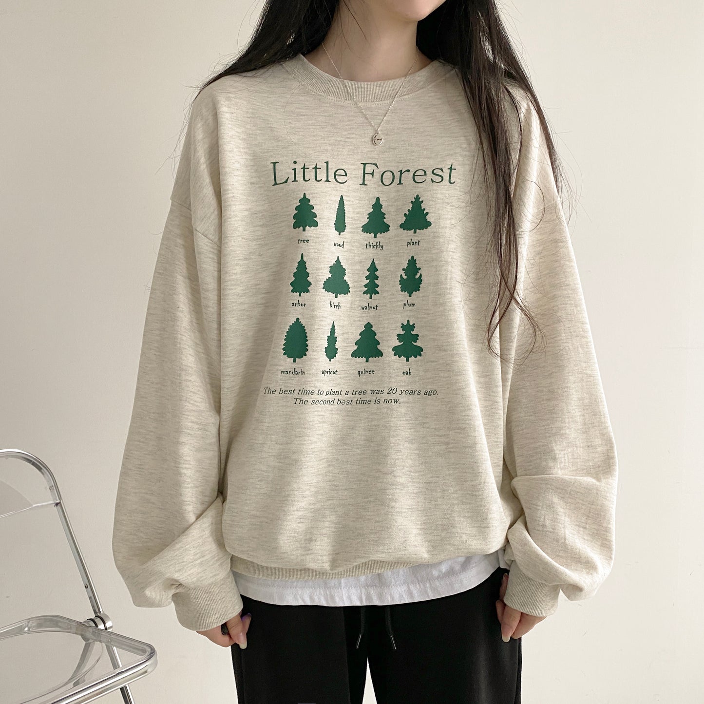 🌲韓製Little Forest衛衣