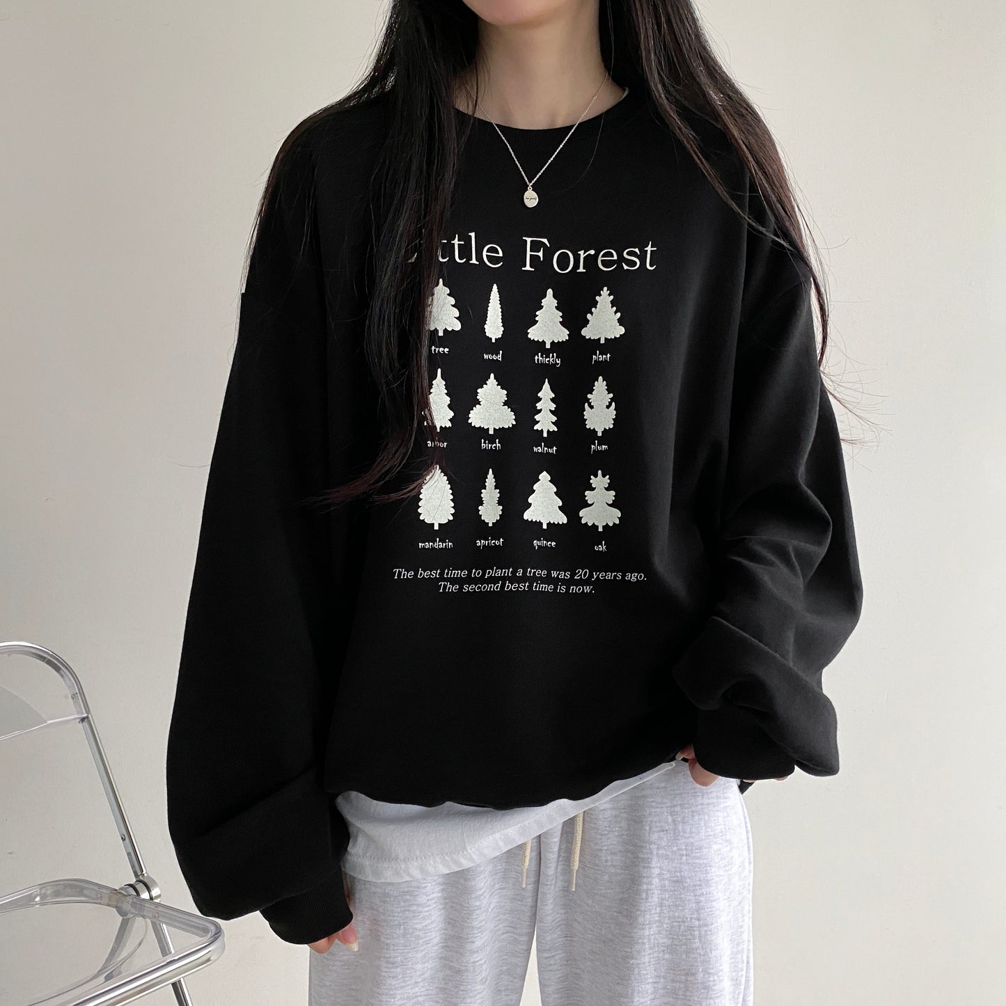 🌲韓製Little Forest衛衣