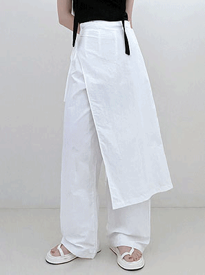 韓製🇰🇷尼龍Layer裹身裙褲