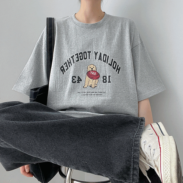 韓製🦮Holiday狗仔短袖T恤