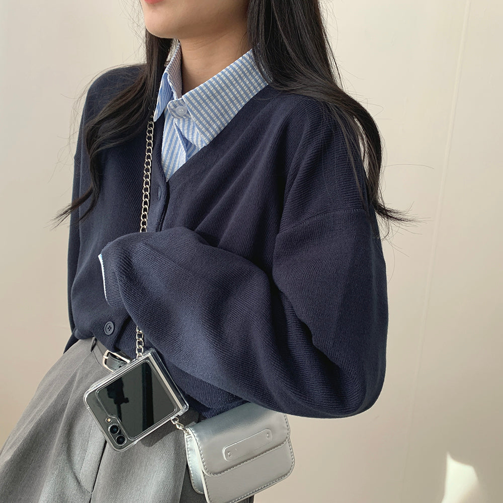 韓製🇰🇷條紋寬鬆恤衫