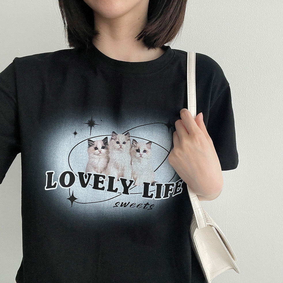 🐈韓製Love Cat短袖T恤