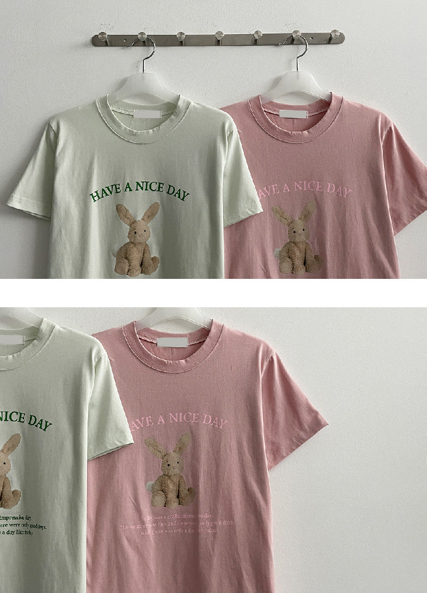 🐰漂亮的兔子短袖T恤