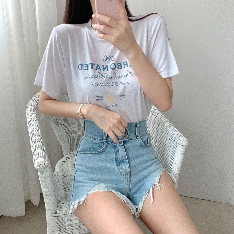 【現貨白、杏】CARBONATED🍹夏日短袖T恤<KR> - IKIMSTORE