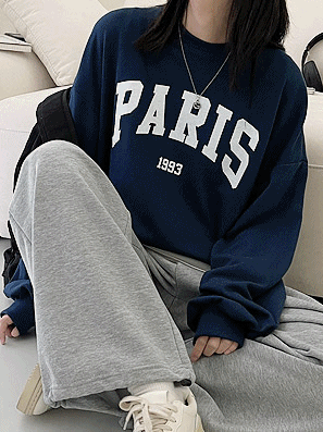 韓製Paris1993印字衛衣<KR> - IKIMSTORE