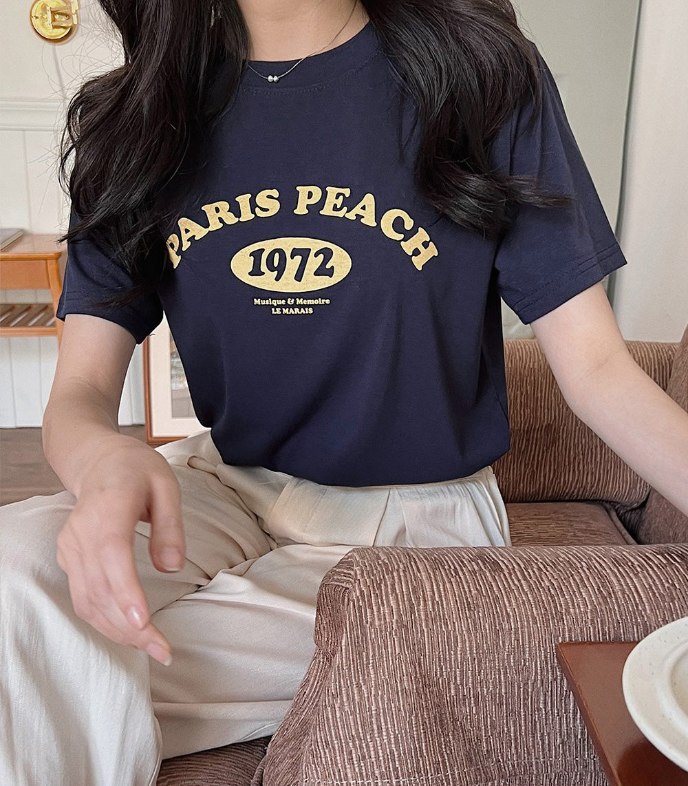 Paris Peach短袖T恤