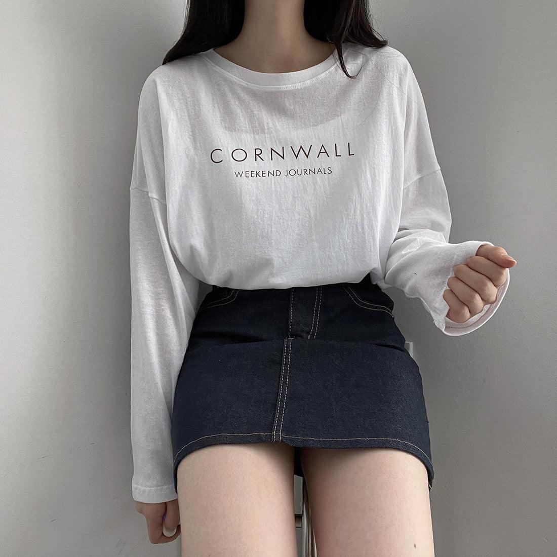 韓製Cornwall長袖T恤<KR> - IKIMSTORE