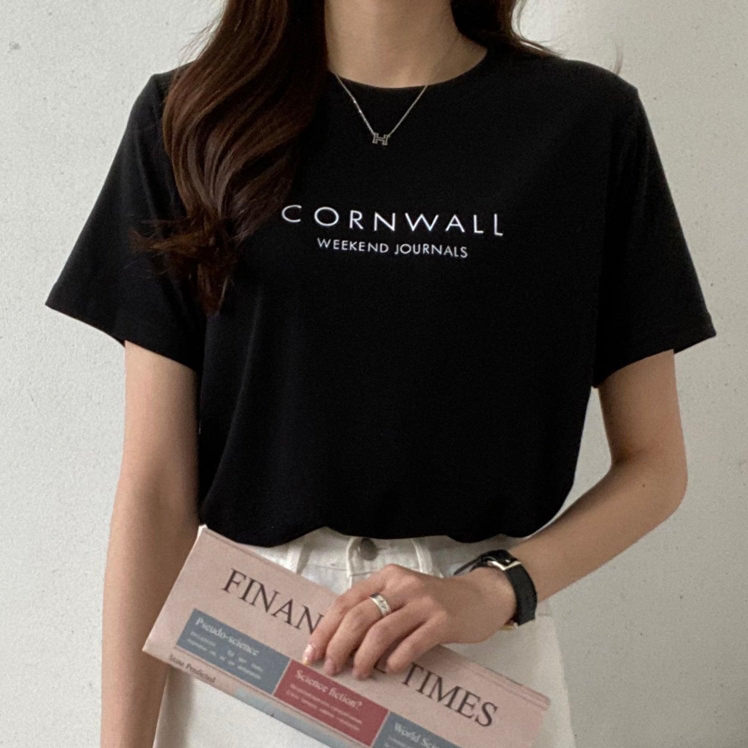 CORNWALL簡約短袖T恤<KR> - IKIMSTORE